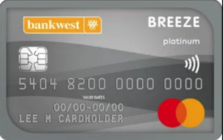 Bankwest Breeze Platinum Mastercard